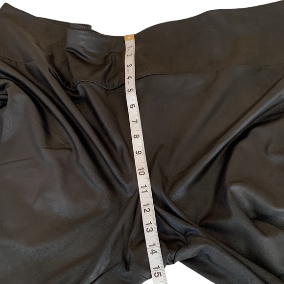 Terra & Sky Faux leather leggings ,black, size 4X - Picture 10 of 11